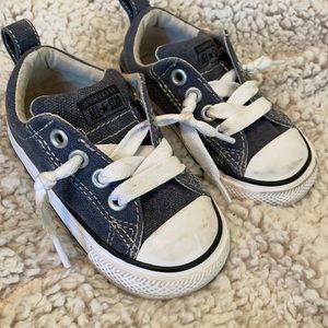 Toddler size 6 Blue Denim All-Star Converse Sneakers